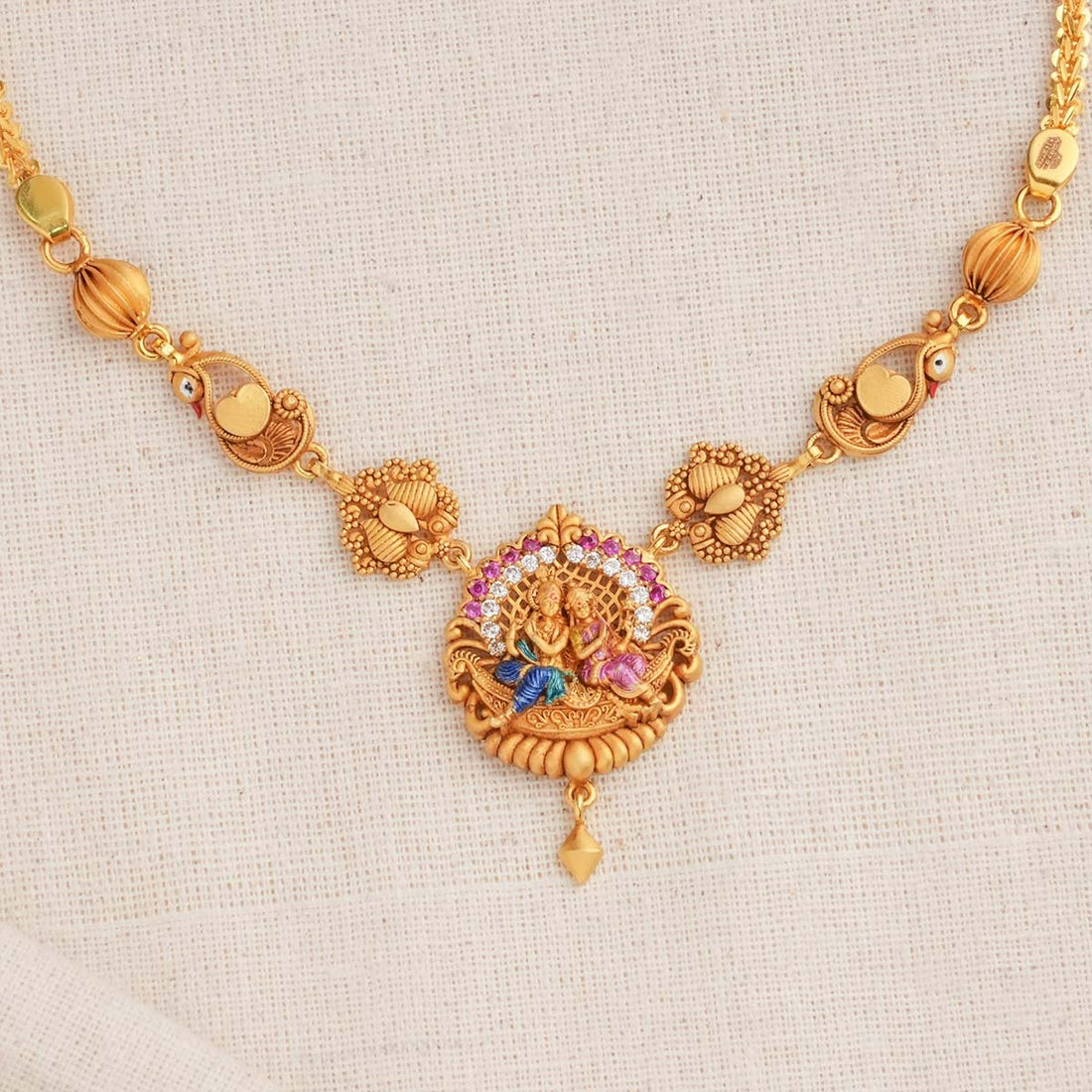 Radhe Krishna Short Necklace