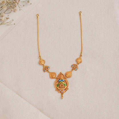 Peacock Short Necklace