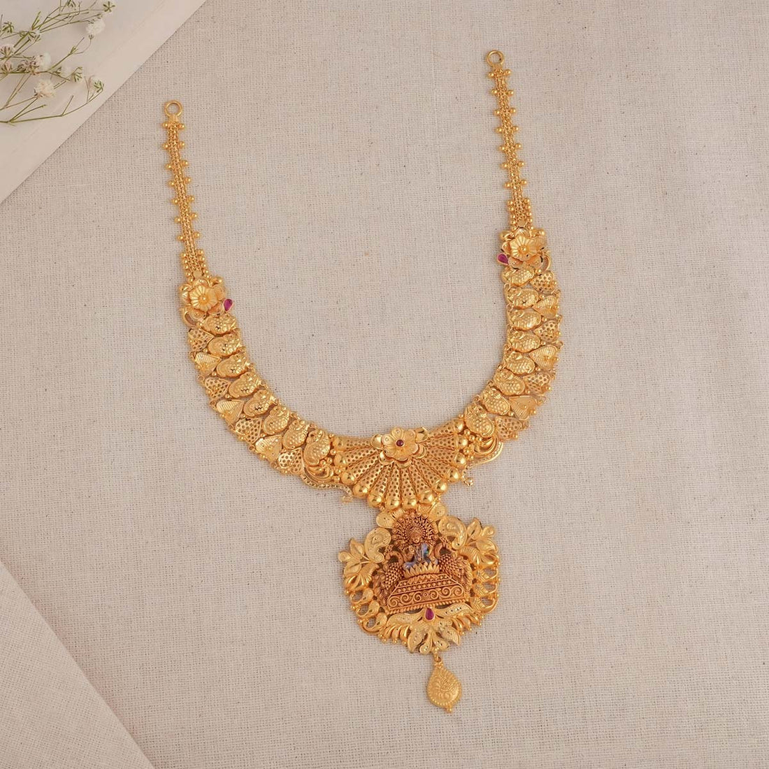 Goddess Lakshmi Short Necklace
