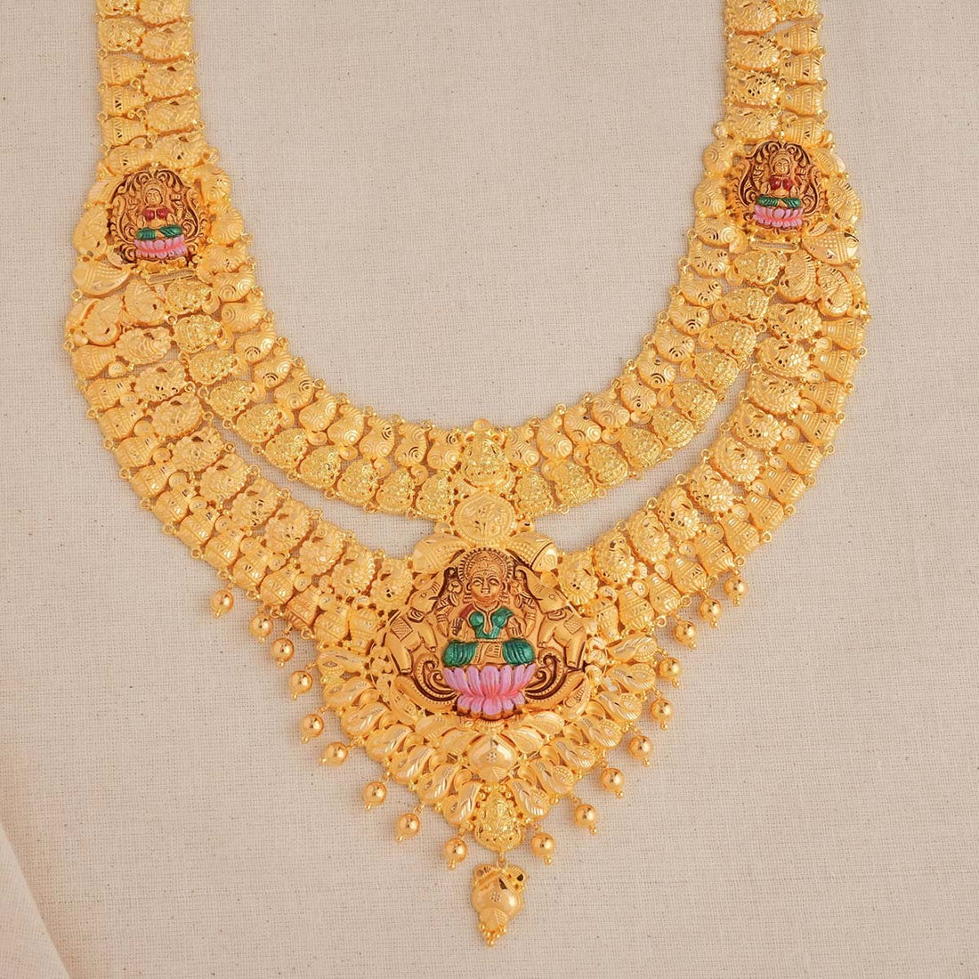 Gorgeous Lakshmi Long Necklace
