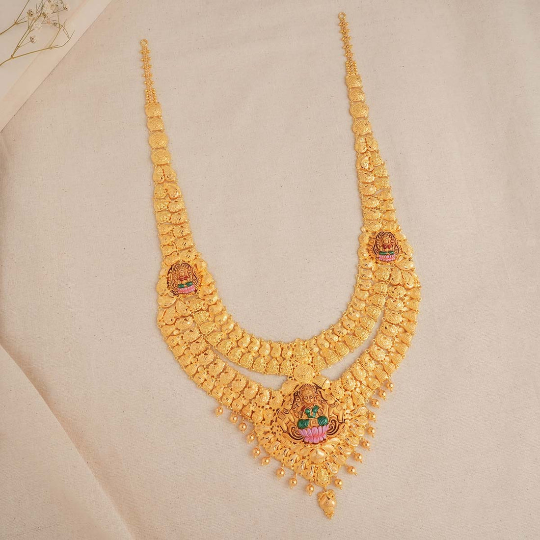 Gorgeous Lakshmi Long Necklace