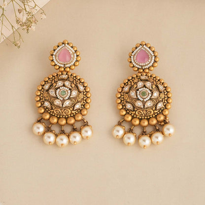Trendy Look Kundan Long Necklace Set