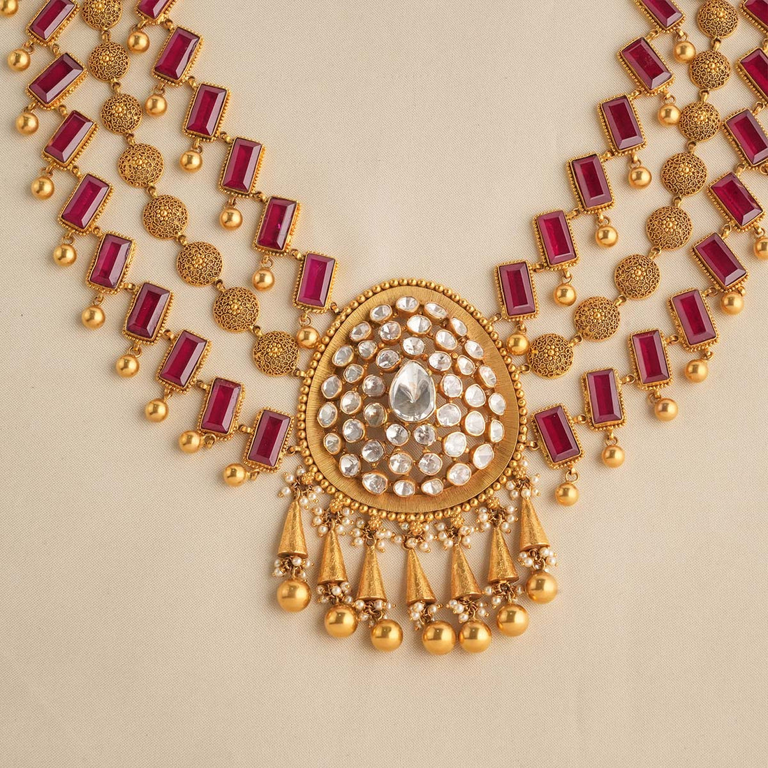 Charm Layered  Long Necklace