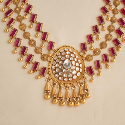 Charm Layered  Long Necklace