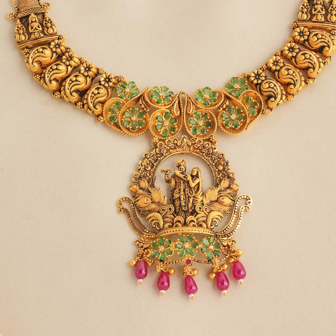 Heritage Antique Nagas Short Necklace