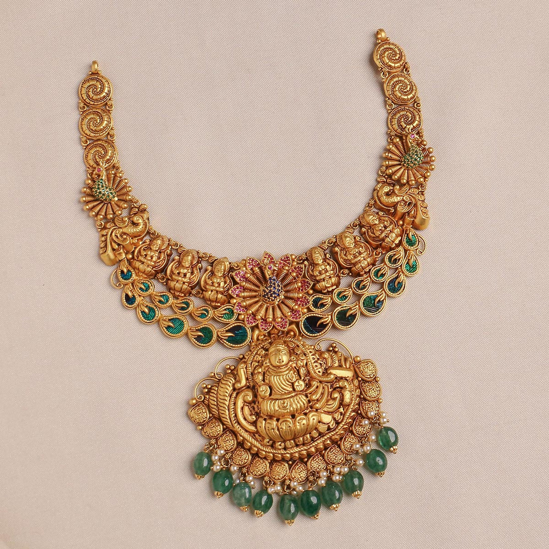 Mesmerizing Antique Nagas Short Necklace