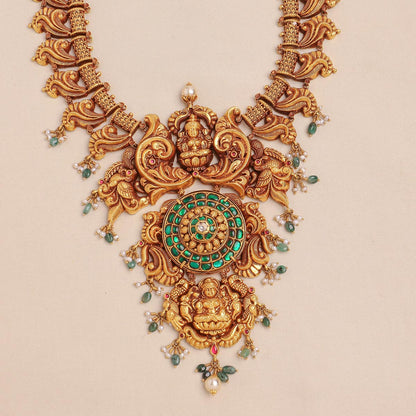 Vithushasri Antique Nagas Long Necklace