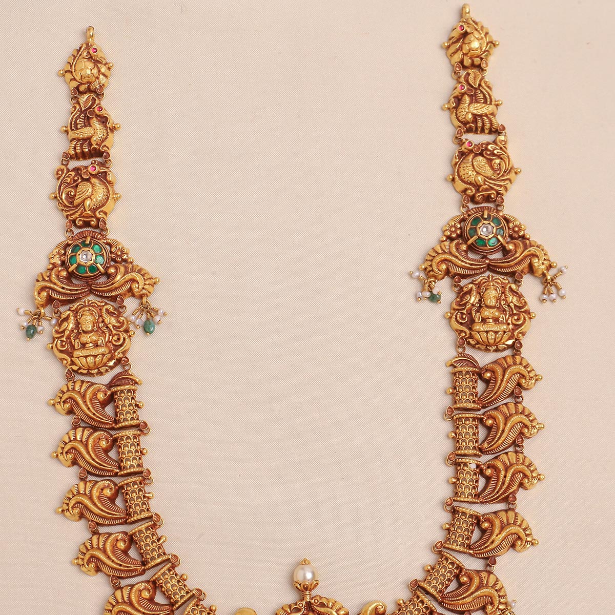Vithushasri Antique Nagas Long Necklace