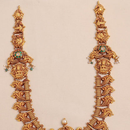 Vithushasri Antique Nagas Long Necklace