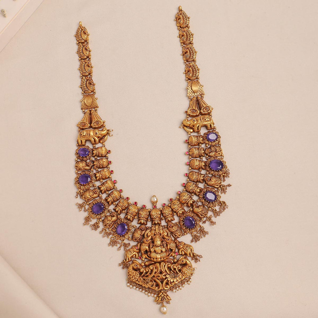 Raveena Antique Nagas Long Necklace