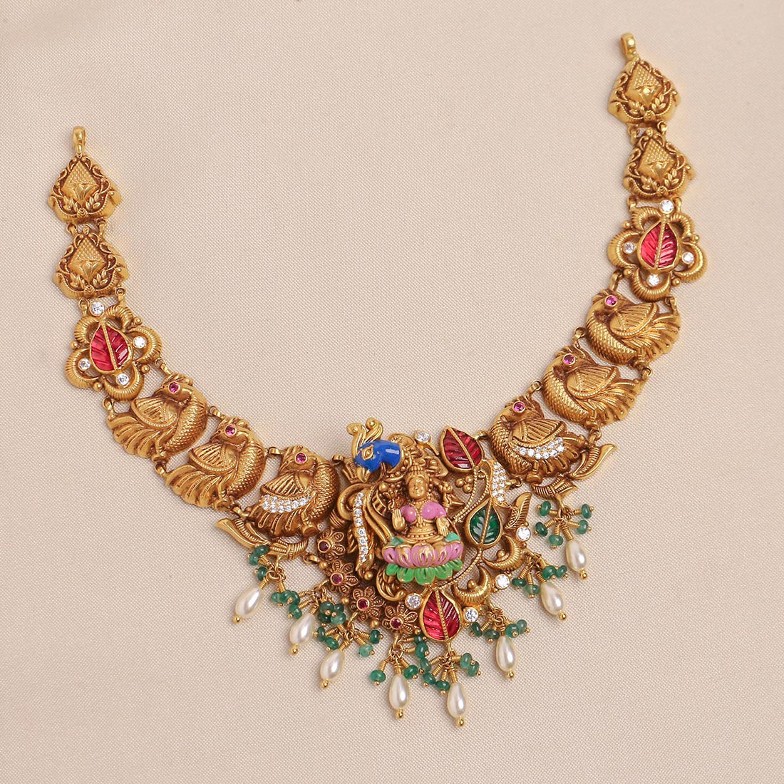 Admirable Antique Nagas Short Necklace