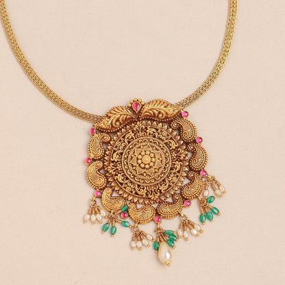 Anisha Antique Nagas Short Necklace