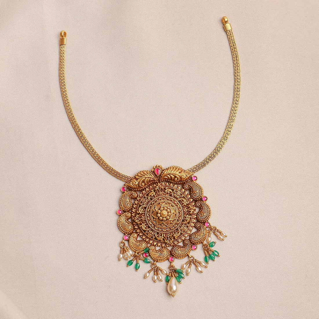 Anisha Antique Nagas Short Necklace