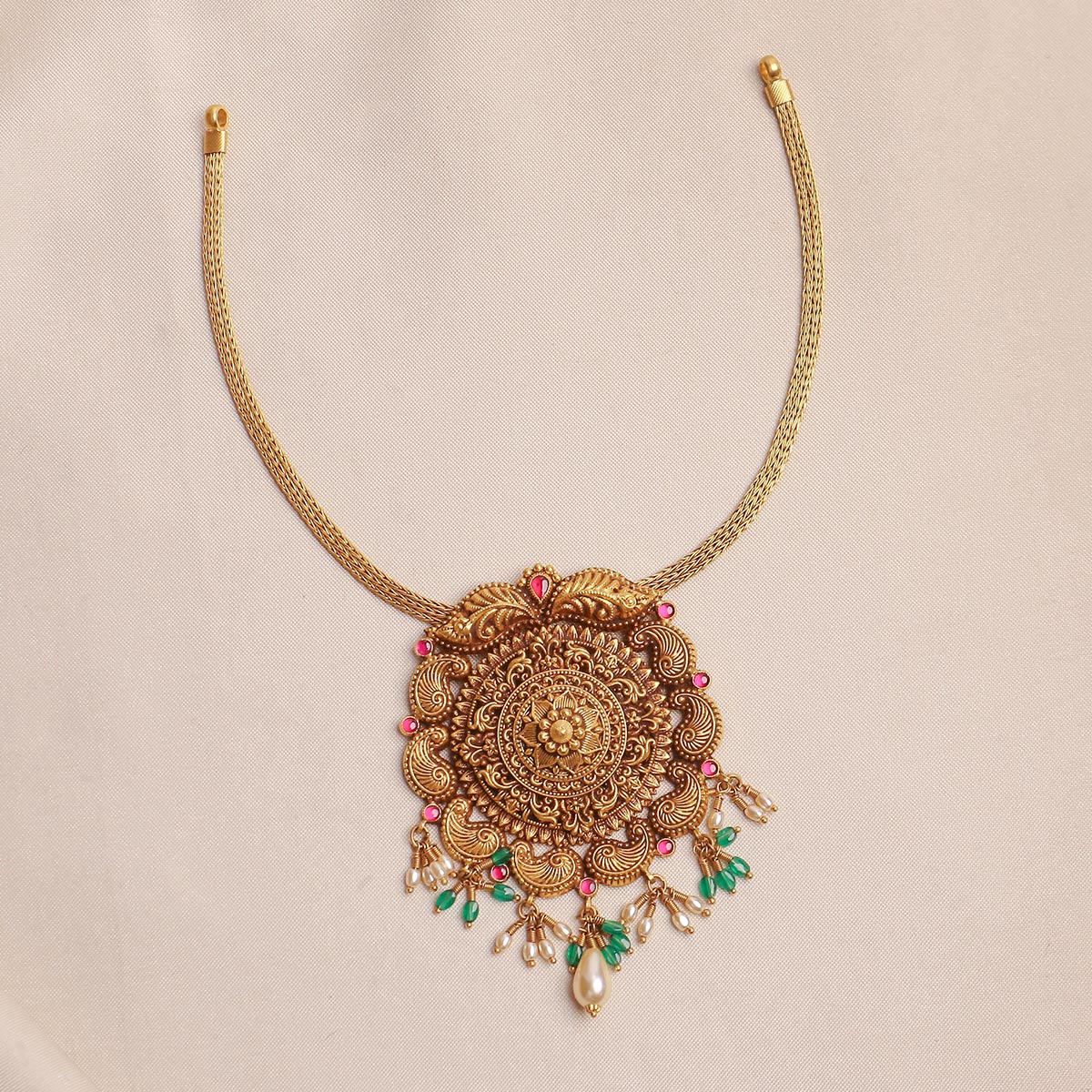 Anisha Antique Nagas Short Necklace