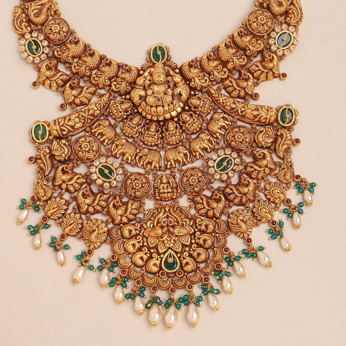 Lavithra Antique Nagas Short Necklace