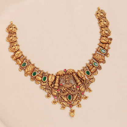 Dainty Antique Short Necklace