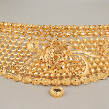 Floral Gold Choker