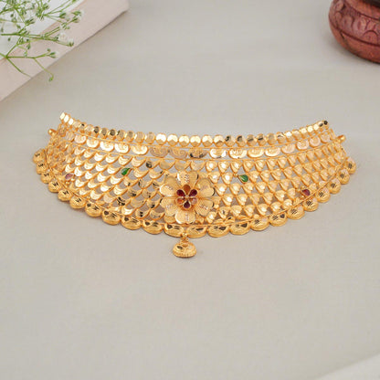 Graceful Gold Choker