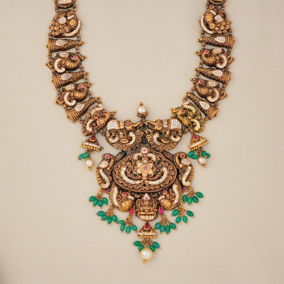 Eye-Catching Antique Nagas Long Necklace