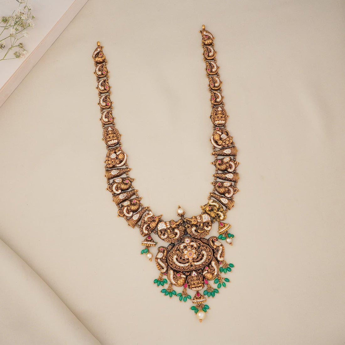 Eye-Catching Antique Nagas Long Necklace
