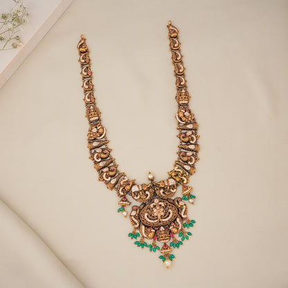 Eye-Catching Antique Nagas Long Necklace