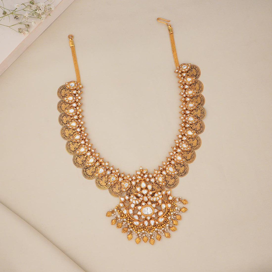 Lakshmi Kaasumala Antique Long Necklace