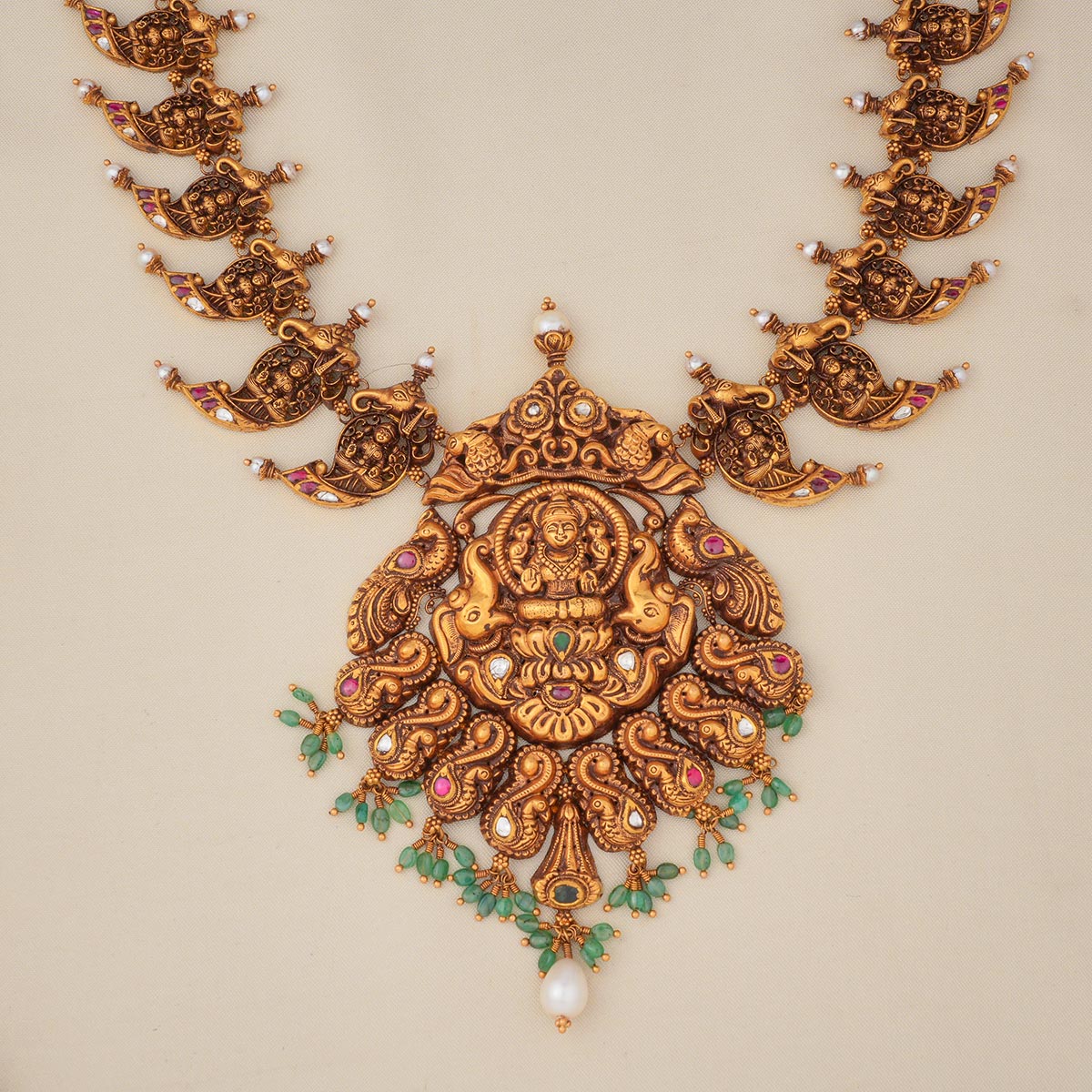 Facinate Antique Nagas Long Necklace