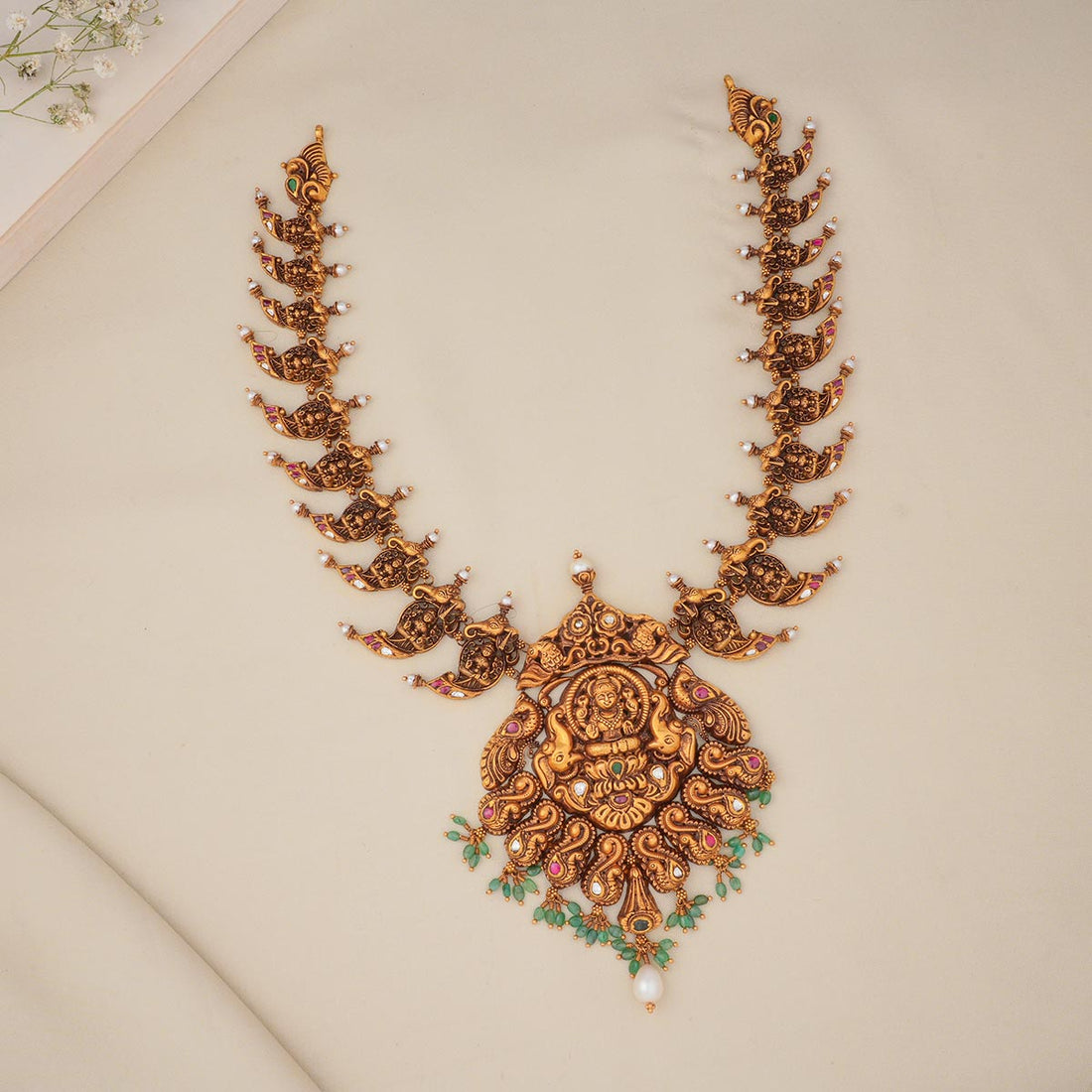 Facinate Antique Nagas Long Necklace