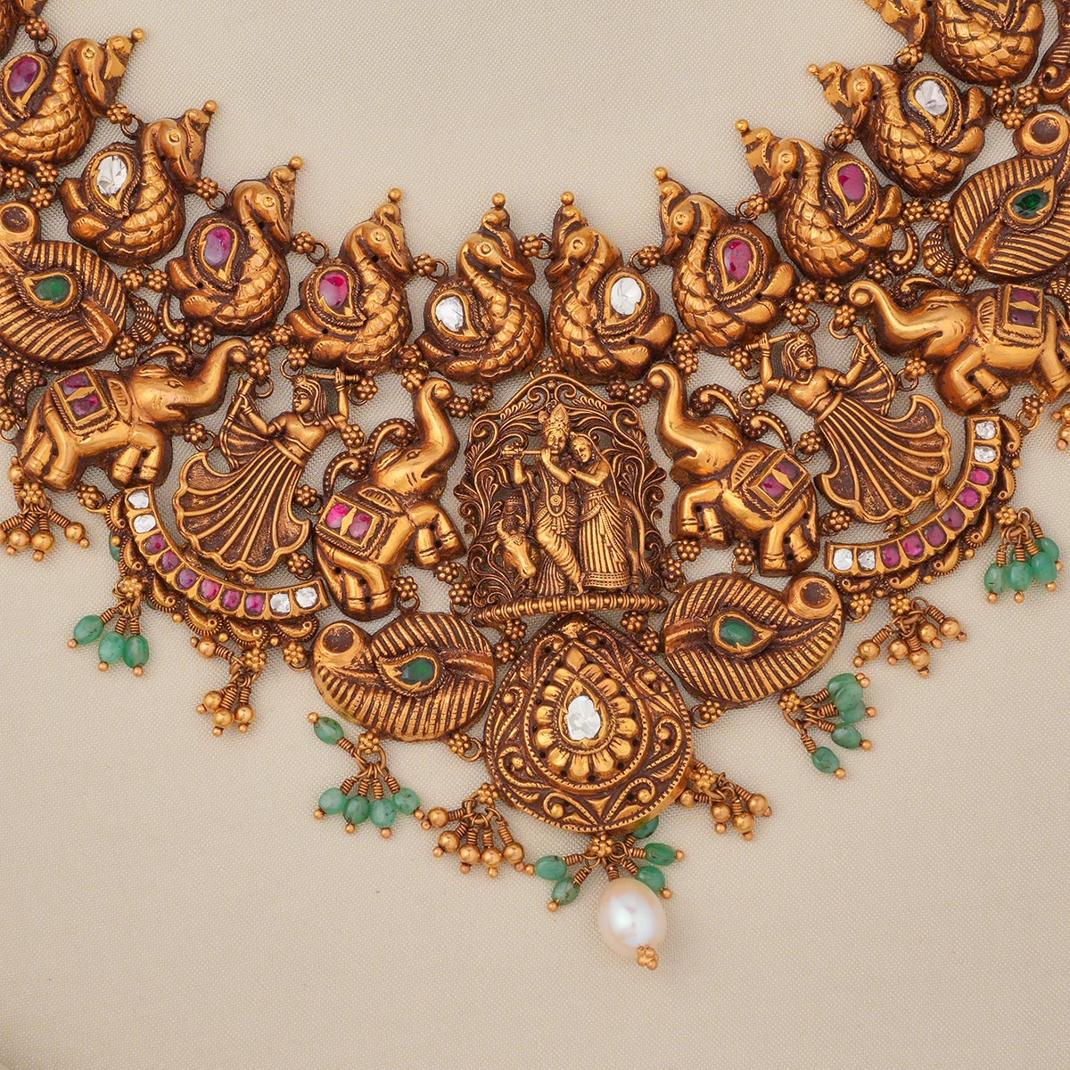 Radha Krishna Nagas Short Necklace