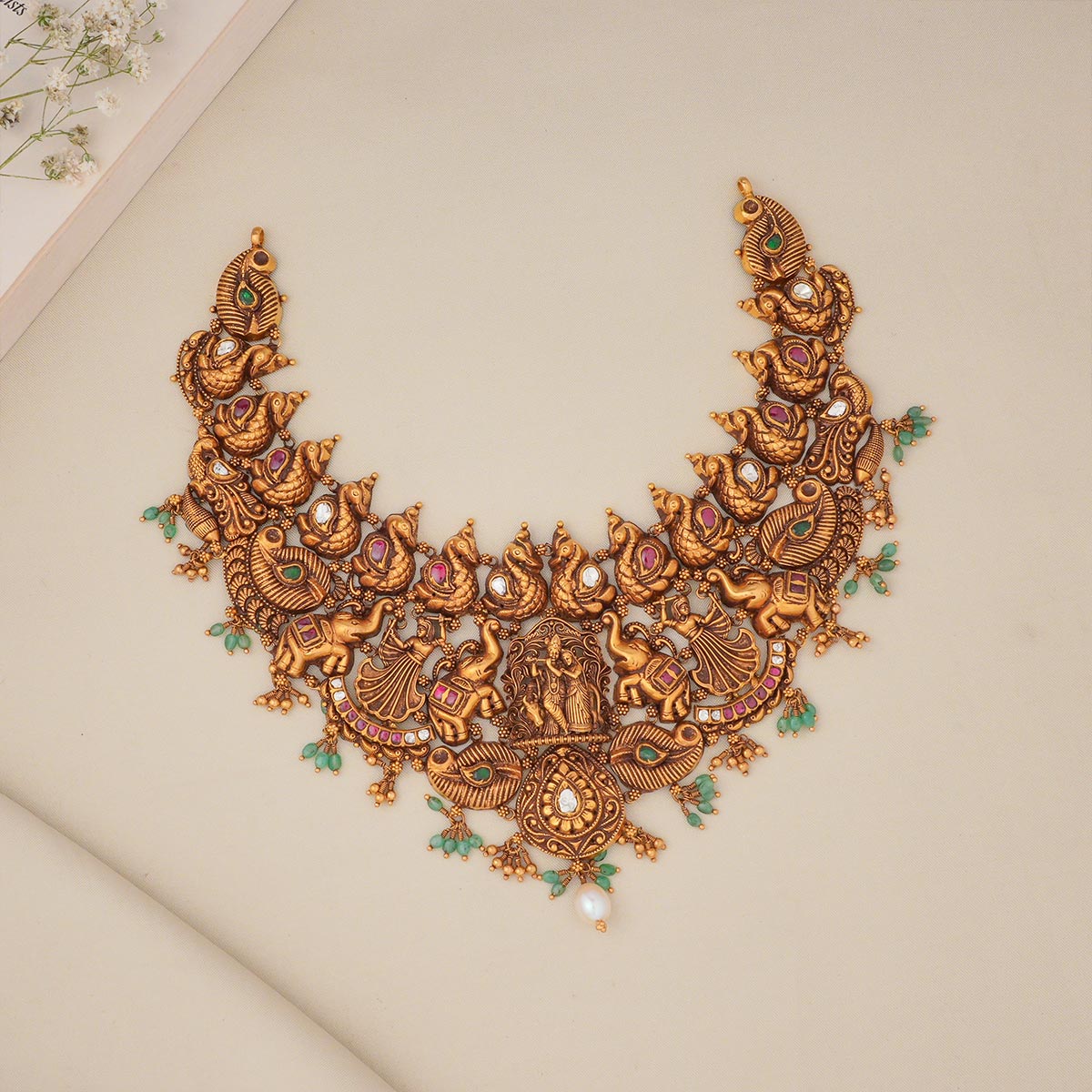 Radha Krishna Nagas Short Necklace