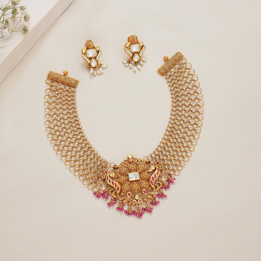 Bridal Look Short Necklace Set