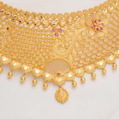 Samathiya Gold Choker