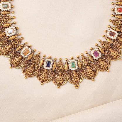 Thrishikha Antique Short Necklace