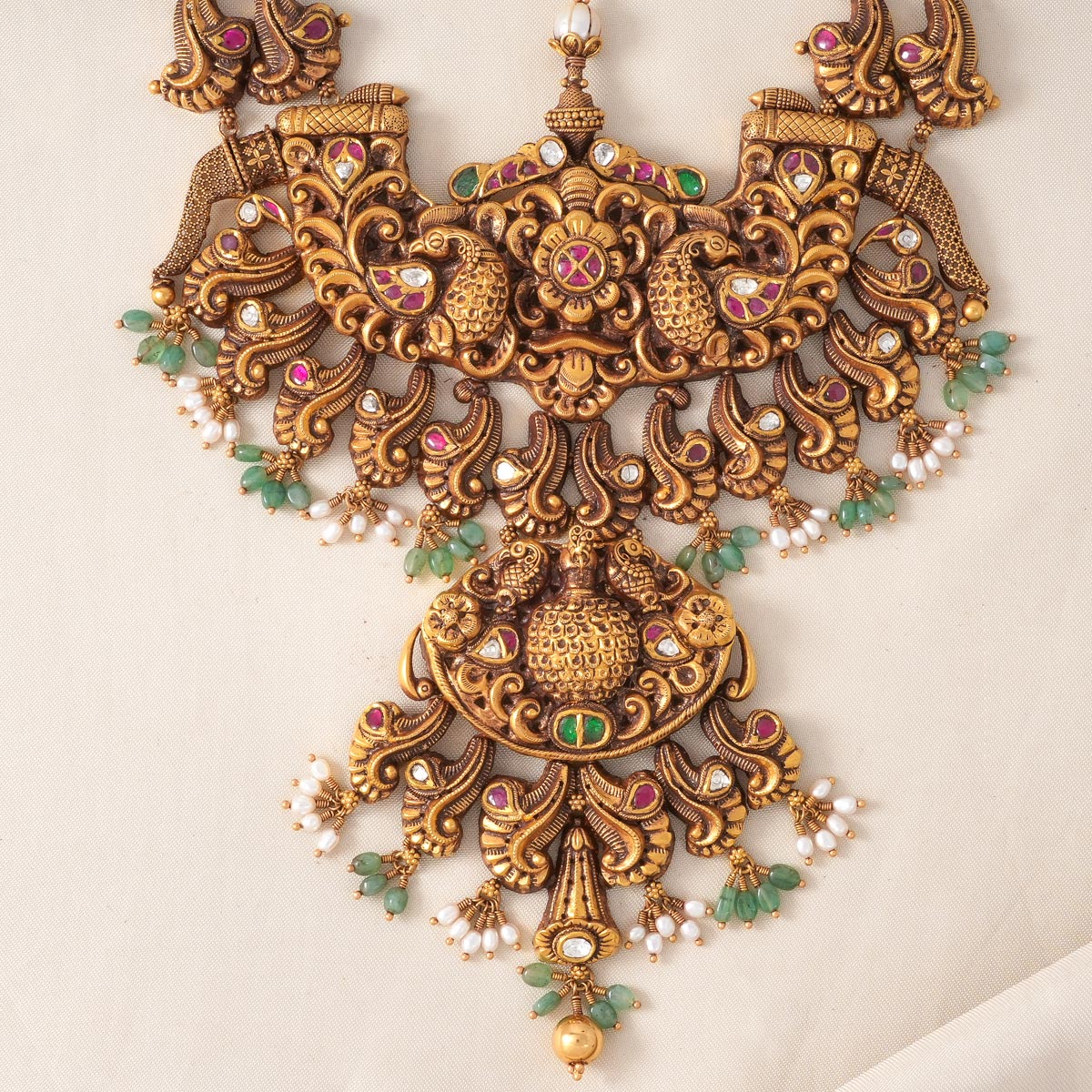 Grandeur Antique Long Necklace