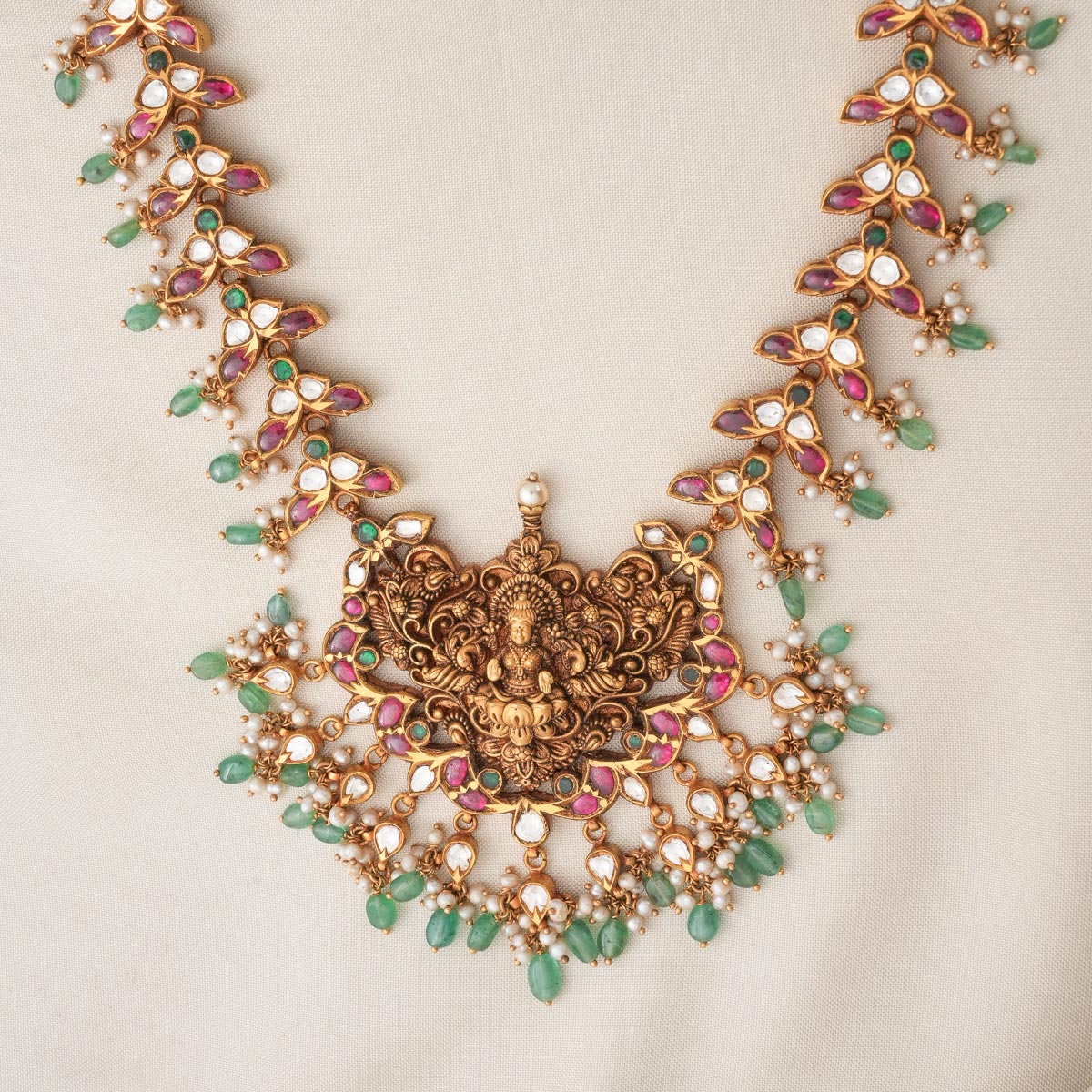 Mithuna Antique Short Necklace