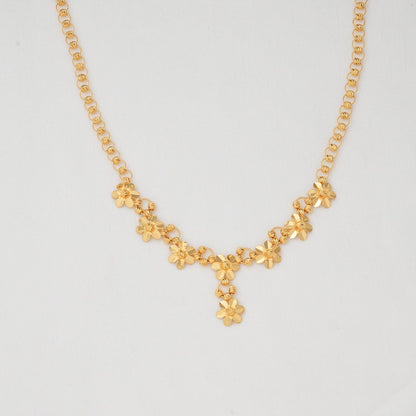 Golden Glow Short Necklace Set