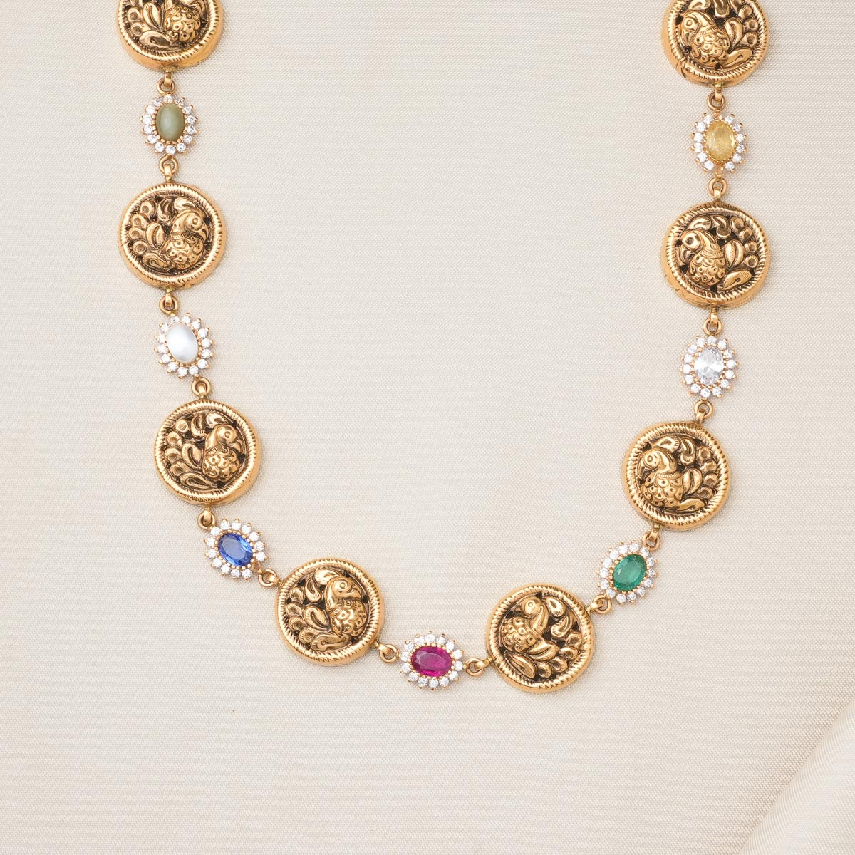 Pretty Look Antique Long Necklace