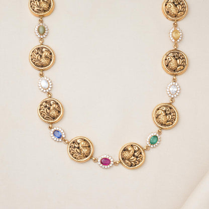 Pretty Look Antique Long Necklace