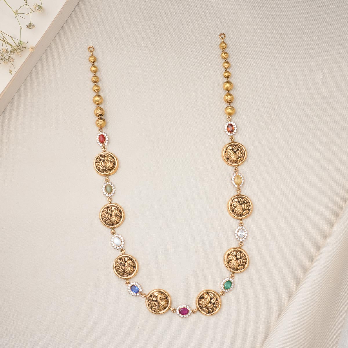 Pretty Look Antique Long Necklace