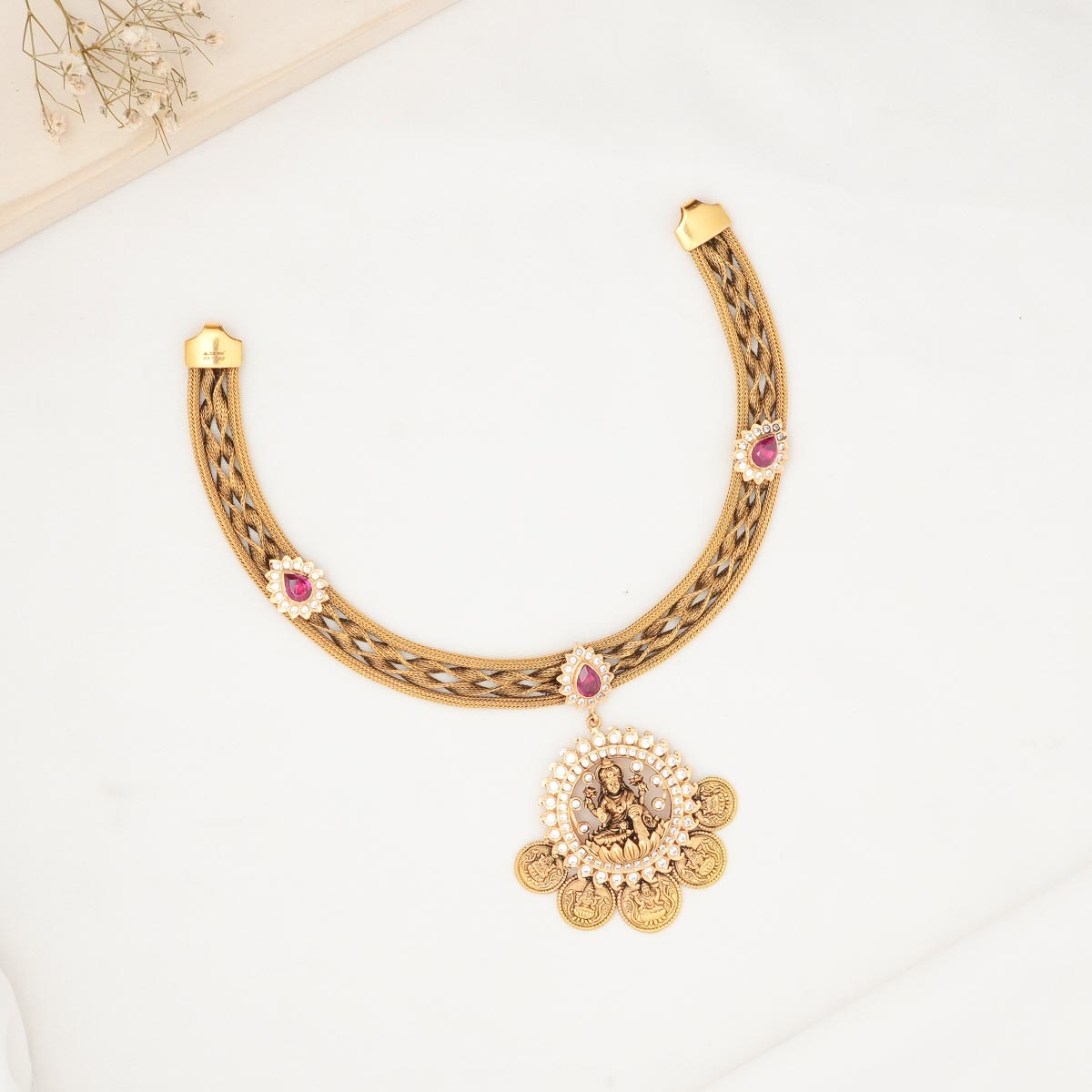 Golden Dynasty Antique Short Necklace