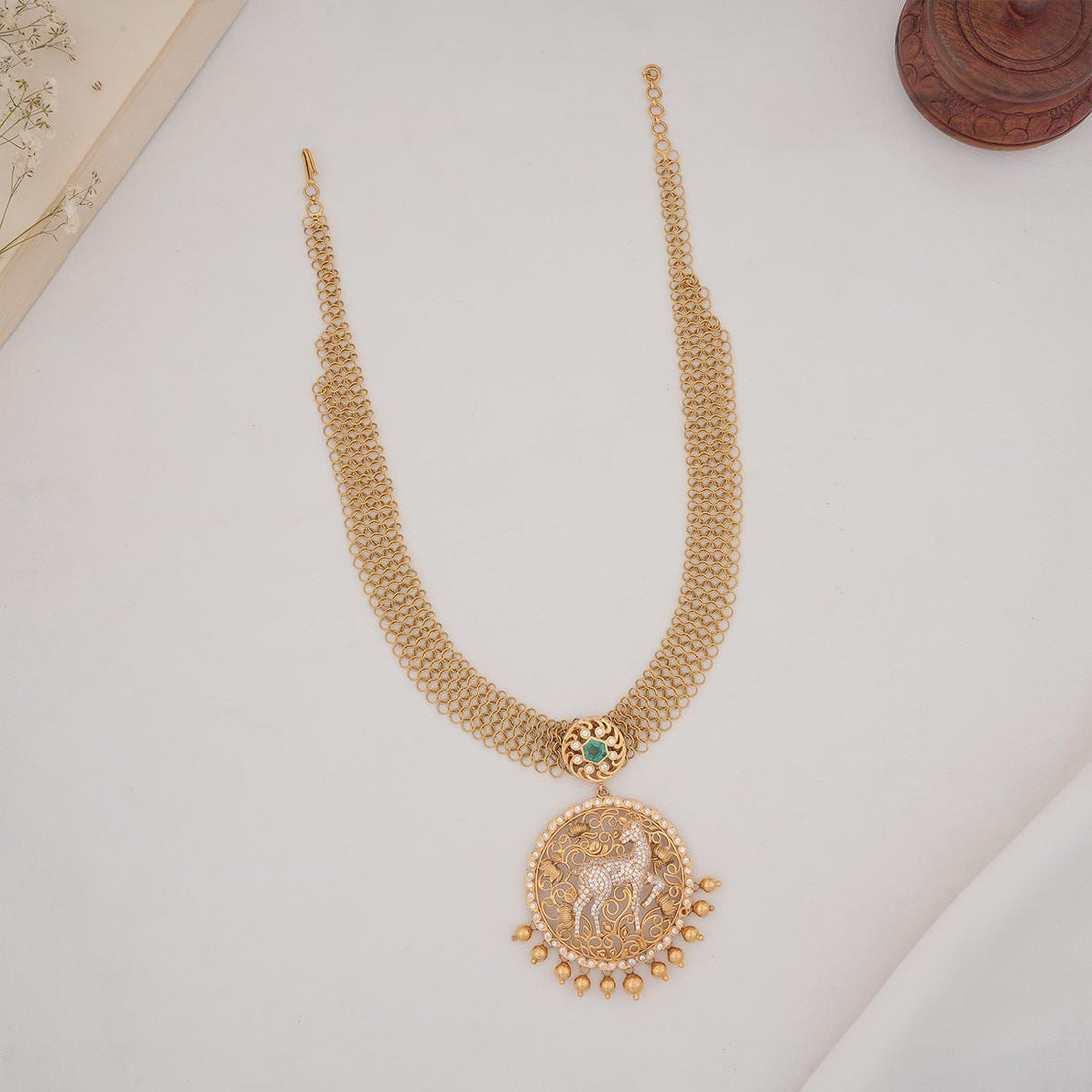 Sherkana Antique Long Necklace