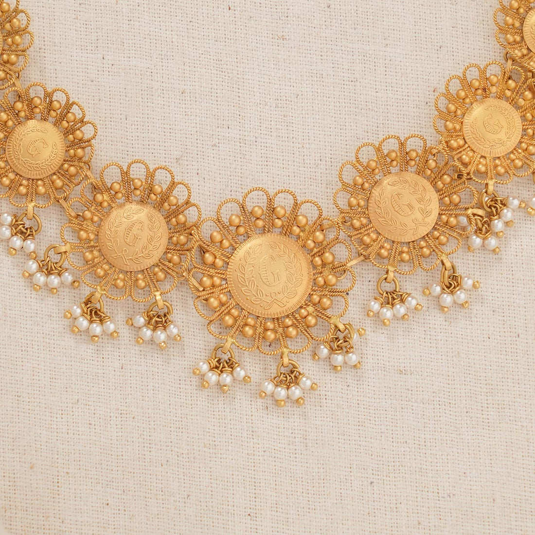 Vaibhavi Antique Short Necklace