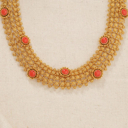Swarna Antique Short Necklace