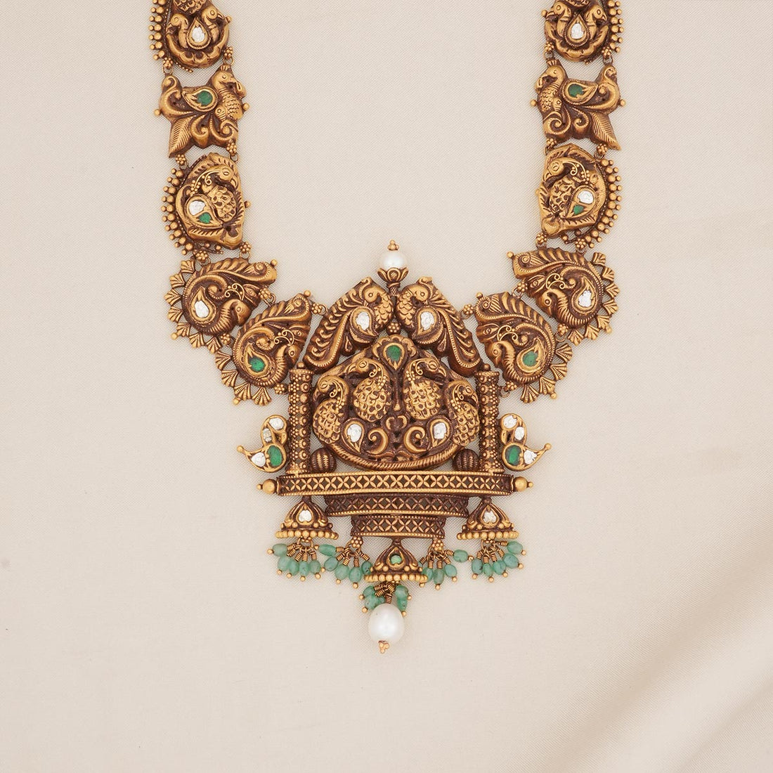 Thara Antique Nagas Long Necklace