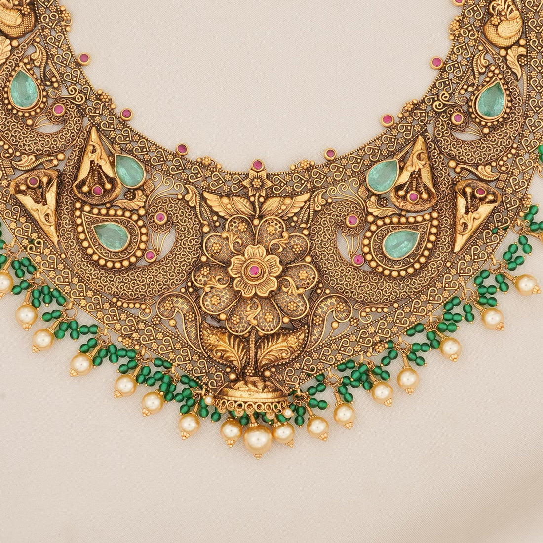 Grand Bridal Nagas Short Necklace