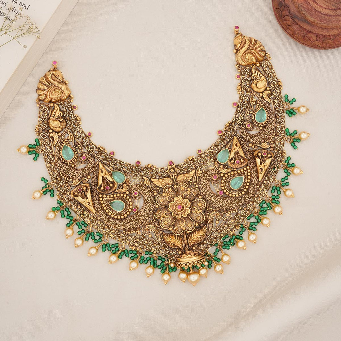 Grand Bridal Nagas Short Necklace