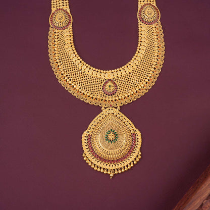 Captivating Gold Short &amp; Long Necklace