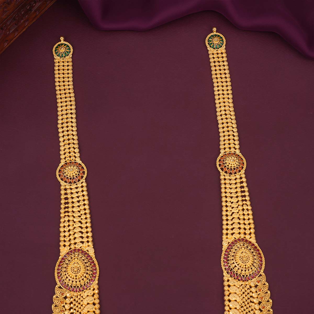 Captivating Gold Short &amp; Long Necklace