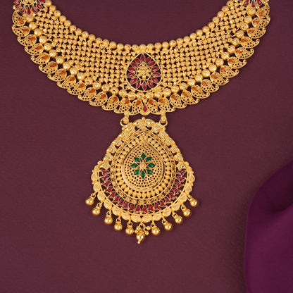 Captivating Gold Short &amp; Long Necklace