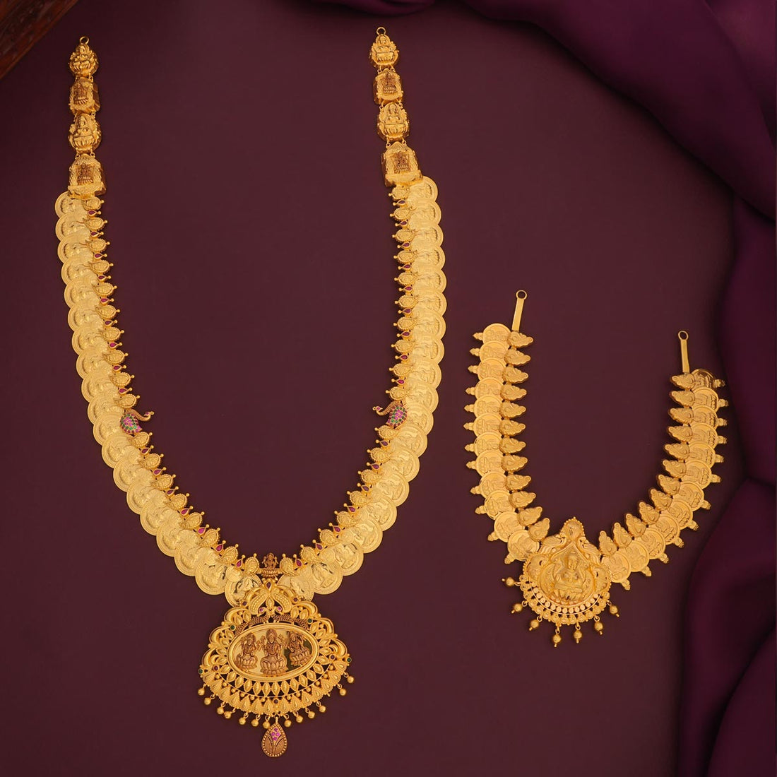 Golden Glow Short &amp; Long Necklace